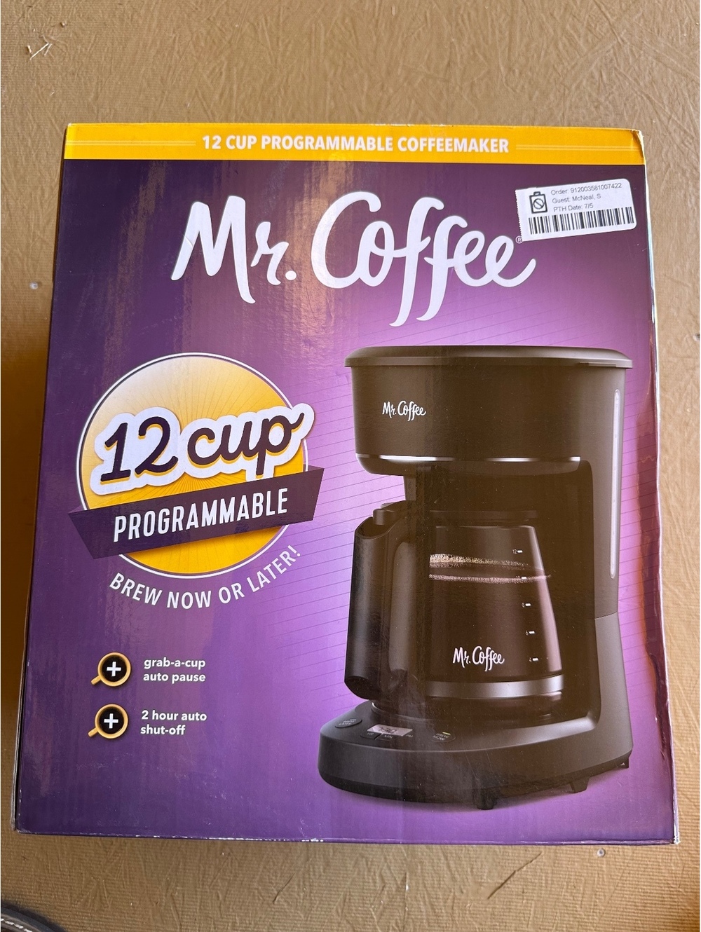 Mr. Coffee 12 Cup Programmable Coffee Maker